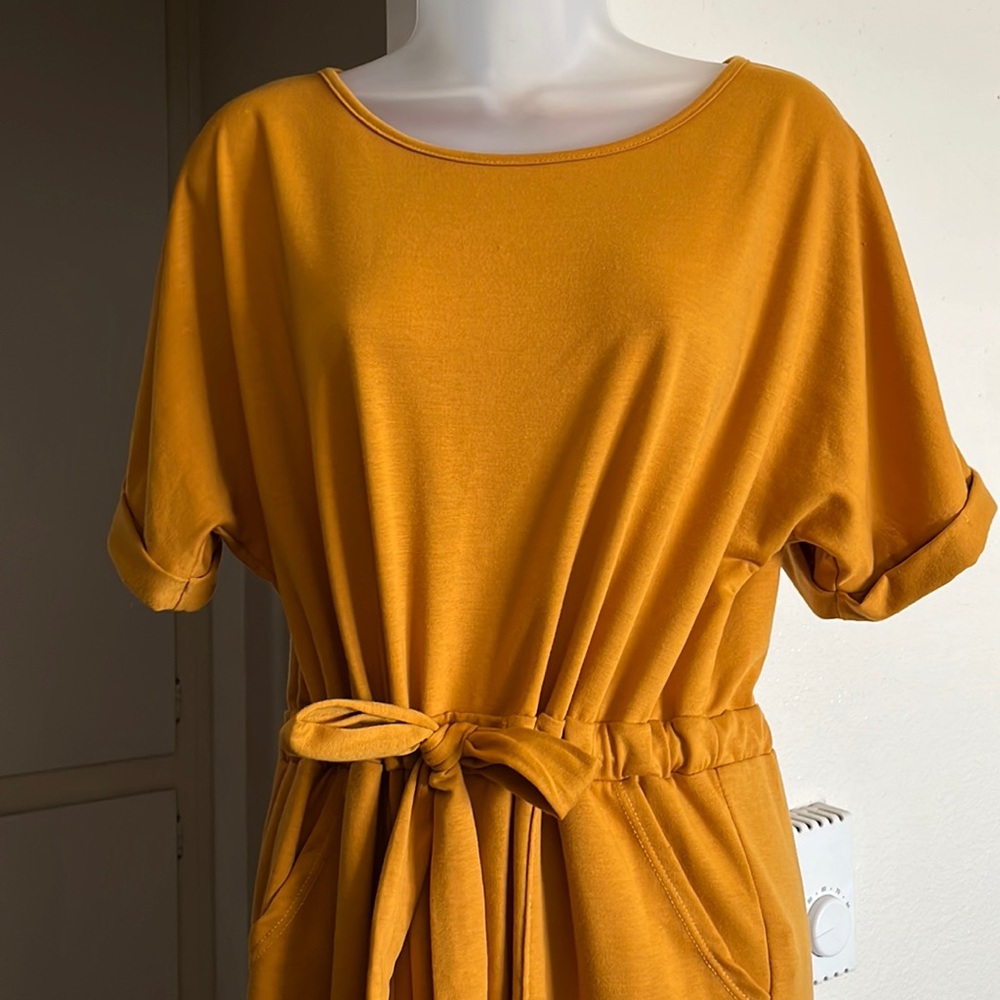 Mustard Jump Suit
